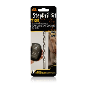 <b>Step</b> <b>Drill</b> Bit TA1059 HSS Nitrided Through Hole 3 Flat Shanks DIN338 for <b>Drills</b> - Product Image 2