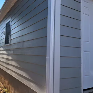 别墅外墙用优质彩色涂层木材/线性/光滑纤维水泥板