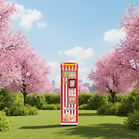 Machine à Popcorn Électrique Commerciale Automatique Nouvelle Génération Naughty Dog 1800W 220V pour la Restauration et les Entreprises de Snacks (Vente en Gros)