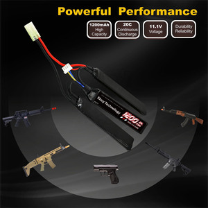 <span class=keywords><strong>EBUY</strong></span> 800/1000/1200/1300mAh 25C 3S Artículo 2 11,1 V batería de litio recargable Airsoft batería de pistola - Product Image 6