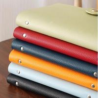 Carnet A5 à motif litchi en cuir de vachette double couche, à feuilles mobiles, avec reliure détachable, couleur personnalisable, cadeau personnalisé pour entreprise