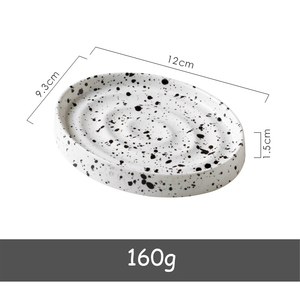 Porte-savon en céramique avec trou de drainage pour salle de bain, douche, mur, évier de cuisine, plateau à savon en <span class=keywords><strong>porcelaine</strong></span> pour la maison - Product Image 5