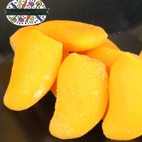 Bonbons en gelée douce en forme de mangue, vente chaude, halo thaïlande