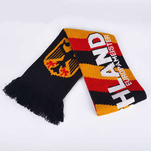 Écharpe <span class=keywords><strong>de</strong></span> sport avec logo personnalisé en gros Écharpe d'équipe <span class=keywords><strong>de</strong></span> football Brésil <span class=keywords><strong>France</strong></span> Allemagne Écharpes tricotées pour fans <span class=keywords><strong>de</strong></span> football - Product Image 4