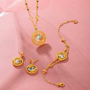 Fiore <span class=keywords><strong>di</strong></span> Magnolia cinese Set <span class=keywords><strong>di</strong></span> gioielli <span class=keywords><strong>di</strong></span> diamanti oro/argento/ottone per fidanzamento Custom gioielli <span class=keywords><strong>di</strong></span> progettazione <span class=keywords><strong>di</strong></span> stampi processo <span class=keywords><strong>di</strong></span> fabbricazione - Product Image 1