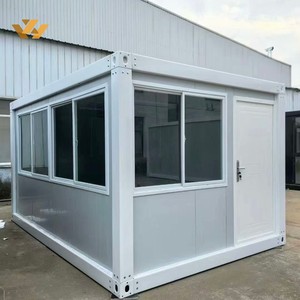 Maison conteneur préfabriquée de 20 pieds à montage rapide, design moderne pour salon temporaire - Product Image 1