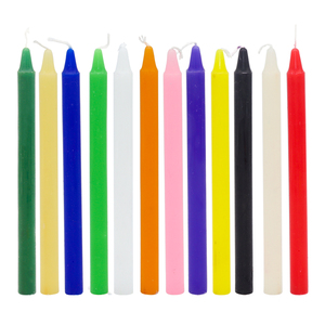 Bougies en cire de paraffine multicolores prêtes à être expédiées, petites bougies en bâton, bougies magiques à sonnerie, mini-bougies colorées pour anniversaire - Product Image 3