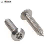 Vis autotaraudeuses à tête cylindrique Torx avec goupille, vis autotaraudeuse à goupille à 6 lobes, vis Torx anti-effraction T25 DIN EN ISO 14585