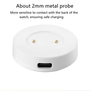 USB Wireless Dock Stand di ricarica in rame puro Smart Watch caricabatterie per <span class=keywords><strong>Huawei</strong></span> GT <span class=keywords><strong>GT2</strong></span> <span class=keywords><strong>orologio</strong></span> compatibile con stampante e iOS - Product Image 2