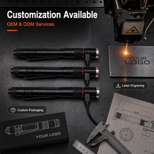 Linterna de Bolsillo Recargable USB con Zoom 4X, Doble Potencia, IP67, 10850 750mAh o AAA, Clip de Aluminio, EDC - Product Image 2