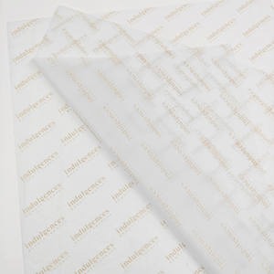 กระดาษห่อเนื้อเยื่อไม้รีไซเคิลพิมพ์โลโก้แบรนด์ตามสั่ง ขนาด 50x70 ซม. กระดาษพิเศษ พิมพ์ออฟเซ็ต ใช้ได้กับบรรจุภัณฑ์หรูหรา - Product Image 5