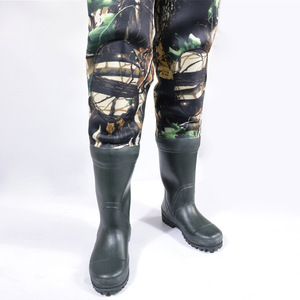 Waders en <span class=keywords><strong>caoutchouc</strong></span> jaune PVC néoprène personnalisés pour <span class=keywords><strong>femmes</strong></span> et enfants Respirable Respirable Imperméable Poitrine Chasse Pêche à la mouche Waders - Product Image 6