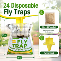 Promotion : Sac anti-mouches portable d'extérieur, attrape-mouches suspendu réutilisable avec attractif, vente en gros usine, logo personnalisé