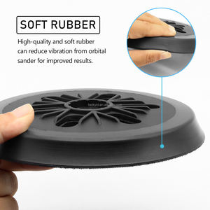 Bán buôn 6inch 6 hình elip lỗ chà nhám Pad Móc & vòng pad cho chà nhám đĩa điện quỹ đạo máy xay công cụ - Product Image 6