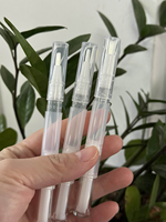 Stylos de maquillage personnalisés 3ml 5ml pour huile à cuticules, vernis à ongles, huile à lèvres, brillant à lèvres, stylo correcteur de maquillage, stylo de maquillage vide rotatif avec pinceau