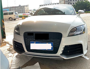 Kit carrosserie de style nouveau, pare-chocs avant avec <span class=keywords><strong>calandre</strong></span>, <span class=keywords><strong>calandre</strong></span> pour feux antibrouillard pour <span class=keywords><strong>Audi</strong></span> <span class=keywords><strong>TT</strong></span> TTS MK2, mise à niveau vers TTRS 2008-2012 - Product Image 2
