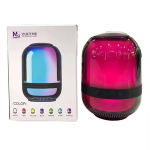 M9 RGB môi trường xung quanh loa máy tính để bàn ánh sáng trong suốt không dây âm thanh loa siêu trầm pin Powered rạp hát tại nhà đa chức năng RGB - Product Image 6