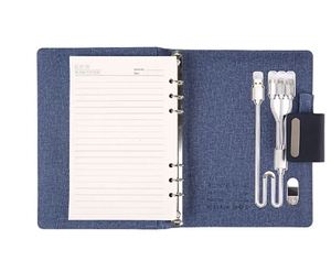 Agenda 2025 de Cuero Personalizada de Lujo con Tapa Dura, Planificador Semanal y Mensual, Banco de Energía con Logotipo LED Magnético para Regalo - Product Image 3