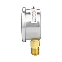 MAIRUIKESI Factory Outlet Glycerol Filled Manometer 50mm Small -1-400Bar Pressure Gauge for Liquid Gas