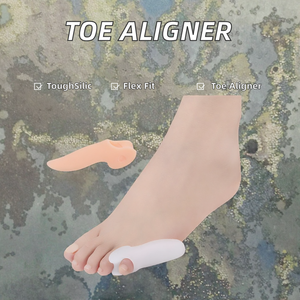 Adjustable Silicone SEBS <b>Toe</b> Separator Little <b>Toe</b> Bunion Corrector Hallux Valgus Orthopedic <b>Support</b> Foot Alignment <b>Toe</b> Spacer - Product Image 2