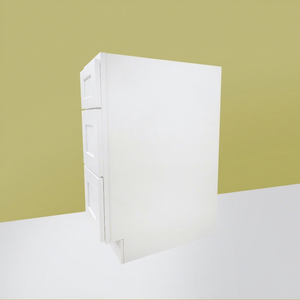 Fournisseur d'armoires d'entrepôts aux États-Unis, Armoire de base DTC à fermeture en douceur standard de 12 à 36 pouces à 3 tiroirs pour projets multifamiliaux américains - Product Image 1