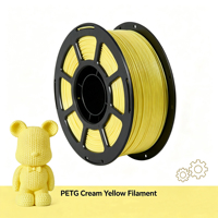 Waterdichte monochrome MEIJIMEI geëxtrudeerde PETG 3D-printerfilament, duurzaam gietmateriaal, 1,75 mm diameter, 250°C printtemperatuur