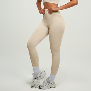 Leggings de Yoga de Nailon y Elastano de Alta Flexibilidad, 75% Nailon, 25% Elastano, Cintura Alta, Suaves y Cómodos para Correr, para Mujer - Product Image 3