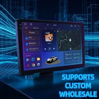 Pantalla Táctil OLED 2K Universal Portátil de 9-10 Pulgadas, Android 13, GPS Integrado, Asistencia de Marcha Atrás, Mirror Link, 1 Año de Garantía, USB, Estéreo, DSP para Auto