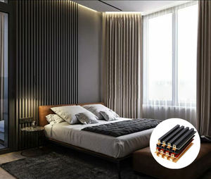 <span class=keywords><strong>Panel</strong></span> de Pared de WPC de Estilo Industrial para Decoración de Fondo de TV, Ignífugo con 5 Años de Garantía para Paneles y Tableros de Pared de Hotel y Gimnasio - Product Image 4