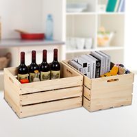 Kunden spezifische große Kiefernholz kisten zur Aufbewahrung, Aufbewahrung kisten für Schallplatten, die Aufbewahrung kisten aus reinem Naturholz