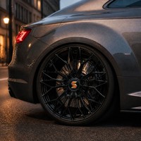 Jantes SRD Premium 5x112 5x120 5x114.3 18-22 pouces, jantes en alliage noires à rayons en Y pour BMW M3/M4 Mercedes CLA RS