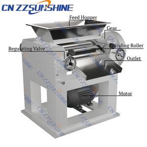 Automatic <b>Three</b> Roll Soap Grinder Machine High Capacity 200-2000KG/<b>hour</b> 7.5-22.5kW Power - Product Image 2
