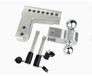 Attelage de remorque pour bateau en alliage d'aluminium à double rotule 2 pouces et 1 <span class=keywords><strong>7</strong></span>/8 pouces, montage réglable, nouveau remplacement - Product Image 1