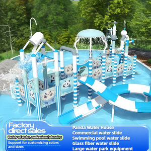 Juego Waterhouse estilo Panda EN EL Parque Acuático-Tipo Comercial. Nueva Instalación <span class=keywords><strong>de</strong></span> tobogán <span class=keywords><strong>de</strong></span> agua al aire libre-Adecuado <span class=keywords><strong>para</strong></span> niños - Product Image 2