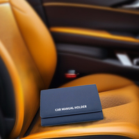 Vente en gros Pu cuir voiture manuel Document dossier Logo personnalisé véhicule dossier en Textile sac voiture boîte à gants Org