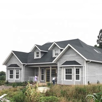 Maison de luxe moderne préfabriquée clé en main, de haute qualité, modulaire, écologique, structure en acier, villas en laine de verre