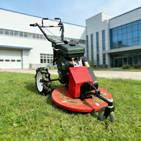 Tondeuse à gazon autotractée à vente chaude, débroussailleuse à marche arrière, tondeuse à disque rotatif