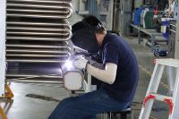 Nouveau système de tour de refroidissement à contre-courant avec circulation d'eau fermée, moteur et pompe, fonctionnement facile pour utilisation en centrale électrique, prix inférieur