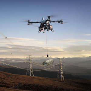 Drone de transport professionnel FlyCart 100 avec Lidar et radar pour éviter les obstacles, UAV à forte capacité de levage pour la logistique industrielle et la livraison - Product Image 2
