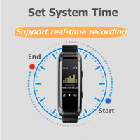 Perekam suara Digital 32G 64G 128GB, jam tangan pemutar MP3 layar OLED untuk bisnis, perekam suara 192kbps Audio