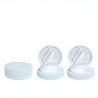 Boîtier compact rose personnalisé vide en ABS pour poudre libre, fond de teint, BB crème et coussin d'air – Idéal pour l'emballage de poudres cosmétiques sur mesure