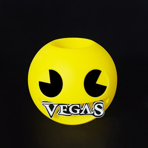 Soporte de Vino con Forma de Calabaza LED de Halloween, con Forma de Pac-Man, Funciona con Pilas, Decoración Interior, Lámpara Luminosa - Product Image 3