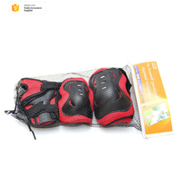 Coussin de protection de genou et de poignet en PVC, pas cher, pour adolescents, enfants, vélo, patinage, ensemble d'équipement de protection
