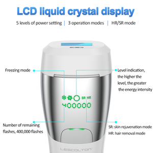 Appareil de beauté d'épilateur <span class=keywords><strong>laser</strong></span> IPL portable à usage domestique Sapphire Ice sans douleur pour le rajeunissement de la peau et l'<span class=keywords><strong>épilation</strong></span> permanente - Product Image 5