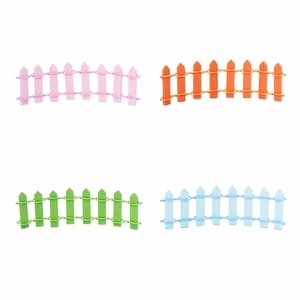 Clôtures en bois pour micropaysages, mini haies blanches, matériaux d'aménagement paysager, accessoires décoratifs DIY, petits ornements - Product Image 5