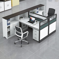 Postes de travail modulaires et mobiles en bois écologique pour bureaux, cloisons informatiques et mobilier de bureau moderne en gros