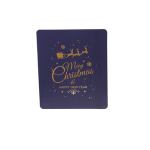 Tarjetas de Felicitación Navideñas de Papel Artístico con Estampado en Caliente Sensu S833, Impresión de Diseño Personalizado al por Mayor para Regalos - Product Image 1