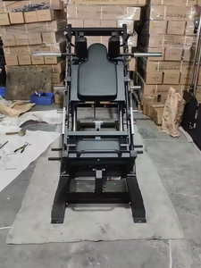 Machine à presser les jambes et à faire des squats <span class=keywords><strong>hack</strong></span> 2-en-1 à charge libre, pour l'entraînement de force des cuisses et des mollets à 45 degrés, pour usage commercial et domestique - Product Image 4