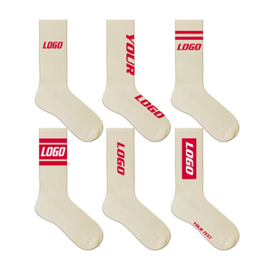 High Quality Custom Designed Breathable Sports <strong>Socks</strong> <strong>Men</strong> Women Quick Dry Crew Logo Bottom Body Cuff Knitted Autumn High <strong>Ankle</strong> - Product Image 1