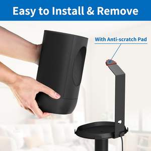 ขาตั้งลำโพงแบบตั้งพื้นสำหรับงานหนักสำหรับ <span class=keywords><strong>Sonos</strong></span> <span class=keywords><strong>Move</strong></span> 2 พร้อมคลิปจัดการสายเคเบิล ใช้ได้กับลำโพง <span class=keywords><strong>Sonos</strong></span> <span class=keywords><strong>Move</strong></span> - Product Image 3